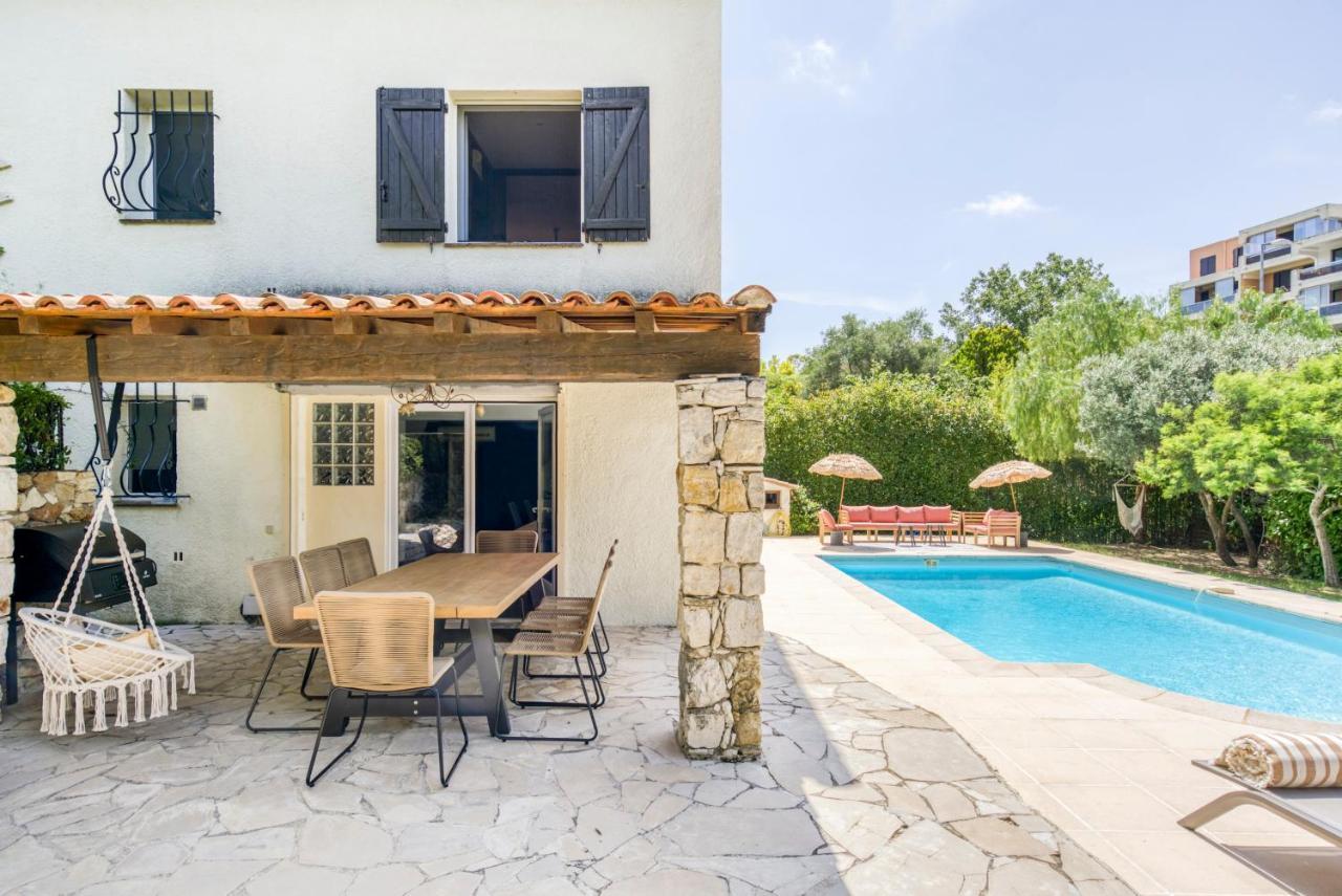 Belle Villa De Charme Avec Piscine Antibes Luaran gambar