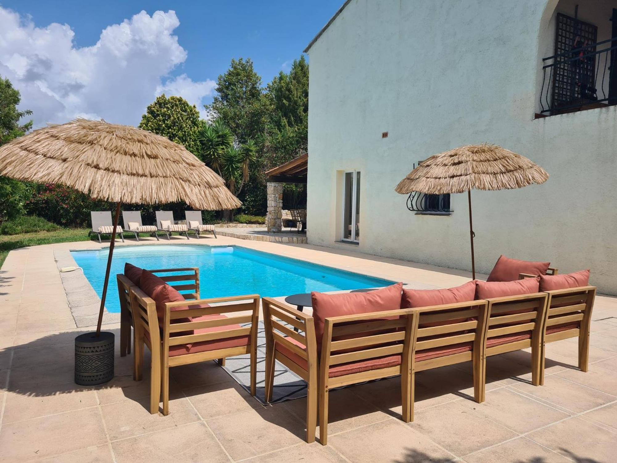 Belle Villa De Charme Avec Piscine Antibes Luaran gambar